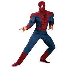 DELUXE MUSCLE SPIDER-MAN 2 ADULT L