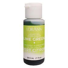 LORANN LIQ GEL COLOR LIME GRN 1 OZ