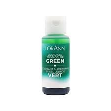 LORANN LIQ GEL COLOR GREEN 1OZ