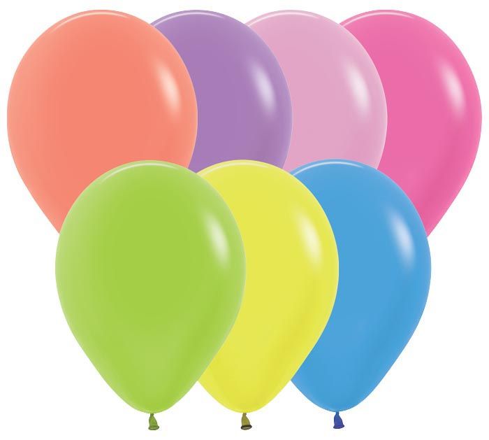 SEMP 5IN NEON ASSORTMENT 100CT