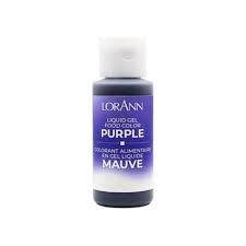 LORANN LIQ GEL COLOR PURPLE 1 OZ