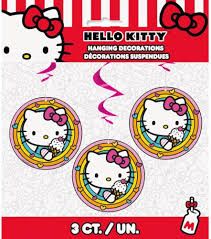 HELLO KITTY FRND HNGING SWIRL 3 PCS