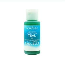 LORANN LIQ GEL COLOR TEAL 1 OZ
