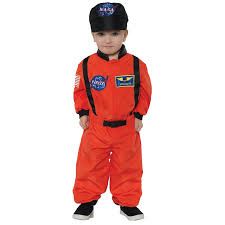 CHILD ASTRONAUNT ORANGE 2-4T