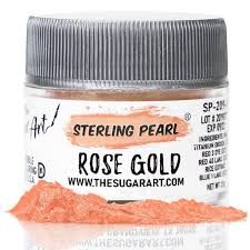 SUGART ROSE GOLD STERLING PEARL 2.5G