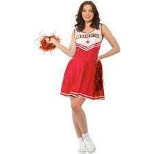 RED CHEERLEADER ADULT, Size: M
