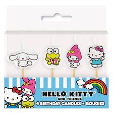 HELLO KITTY 4 BIRTHDAY CANDLE SET
