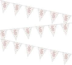 GLITZ ROSE GOLD 16 FLAG BNNR-9FT