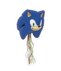 SONIC SHAPED DRUM PINATA