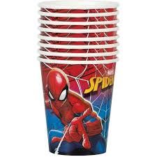 CUP 9 OZ SPIDERMAN 8CT