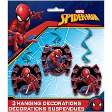 SPIDERMAN HNG SWIRLS 3 PCS