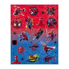 SPIDERMAN STICKER SHEET 4PCS