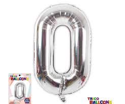 34IN FOIL SILVER NUMBER 0