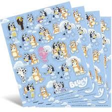 BLUEY STICKER SHEET