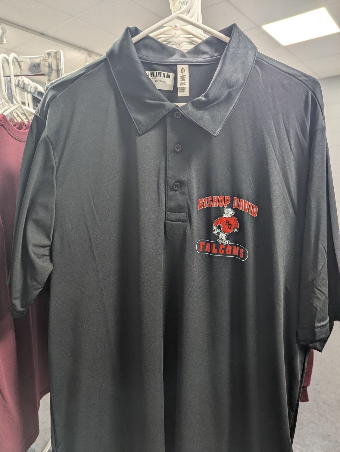 BD DriFit Polo, Colour: Black, Size: A2XL