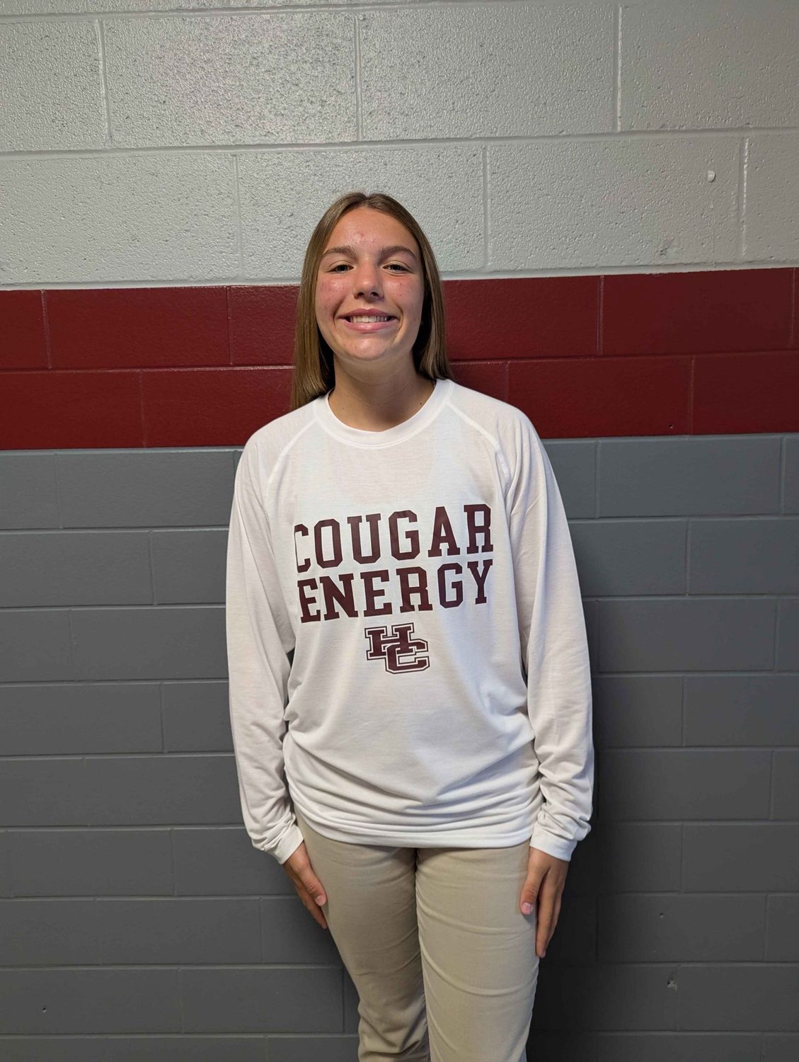 Cougar Energy Long Sleeve Poly White, Size: AM