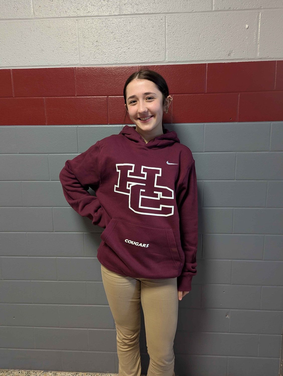 Nike HC Cougars HSPT Sweatshirt Maroon, Size: AS