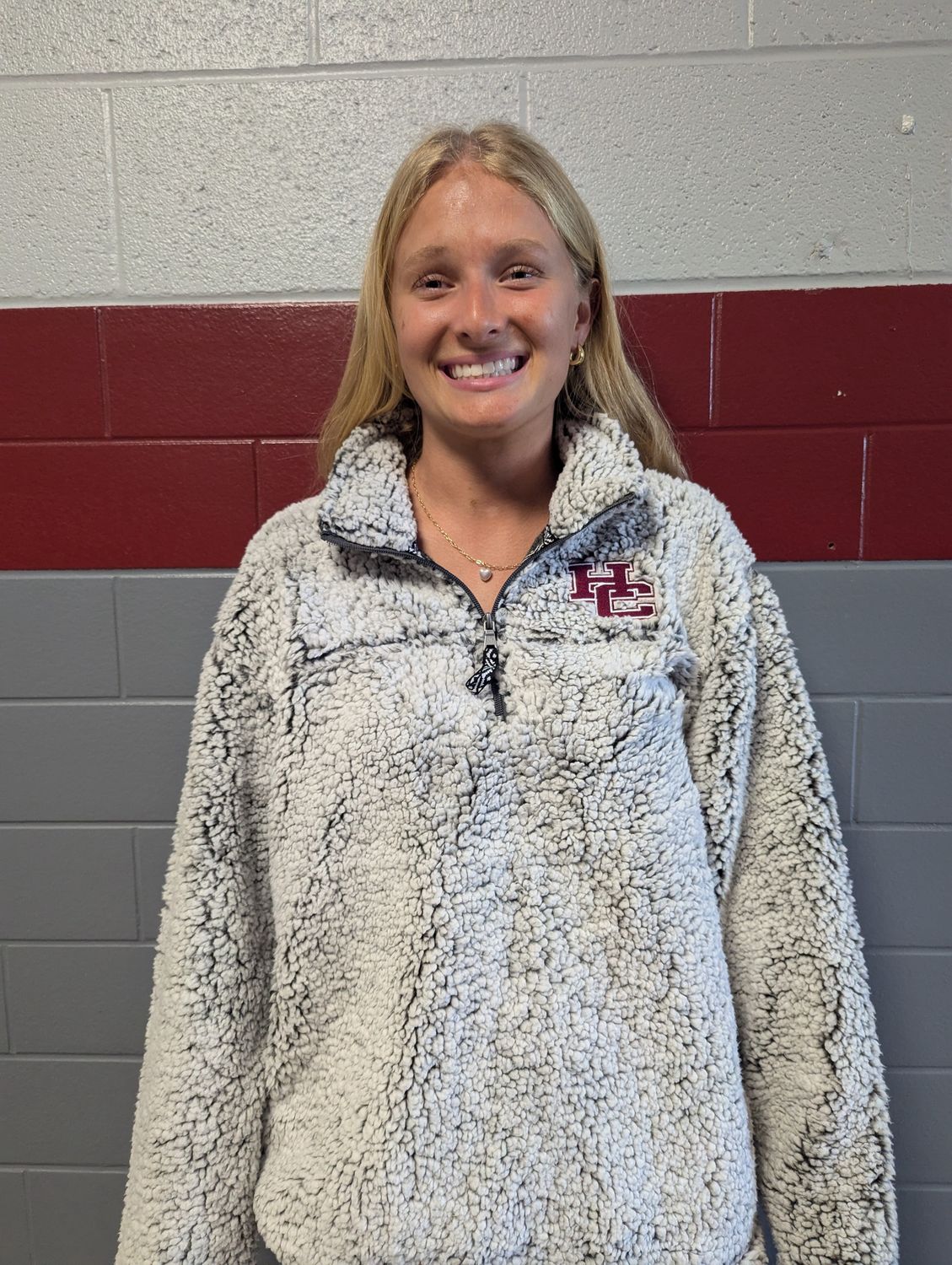 1/4 zip Sherpa, Size: AXL