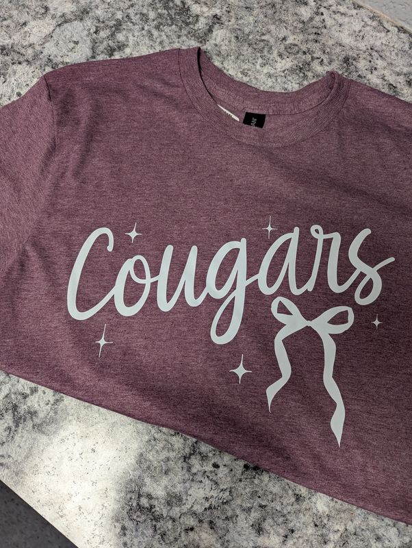 Cougars w/ribbon bow