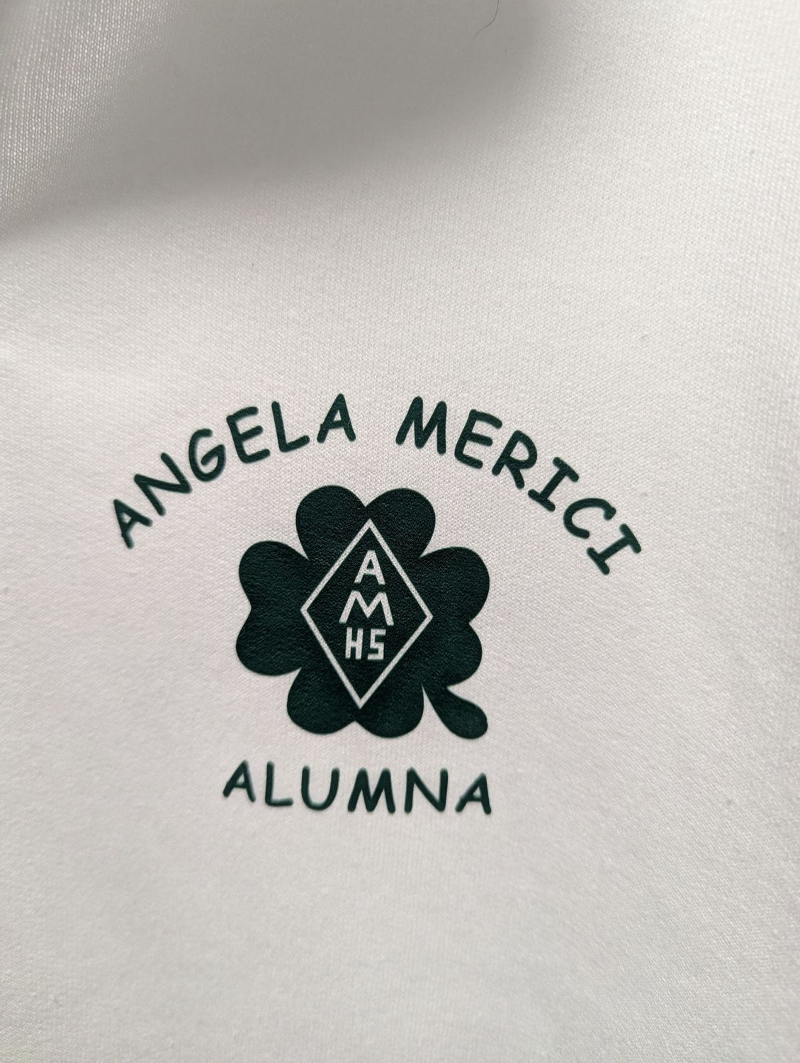 AM 1/4 zip, Colour: White, Design: Alumna, Size: AS