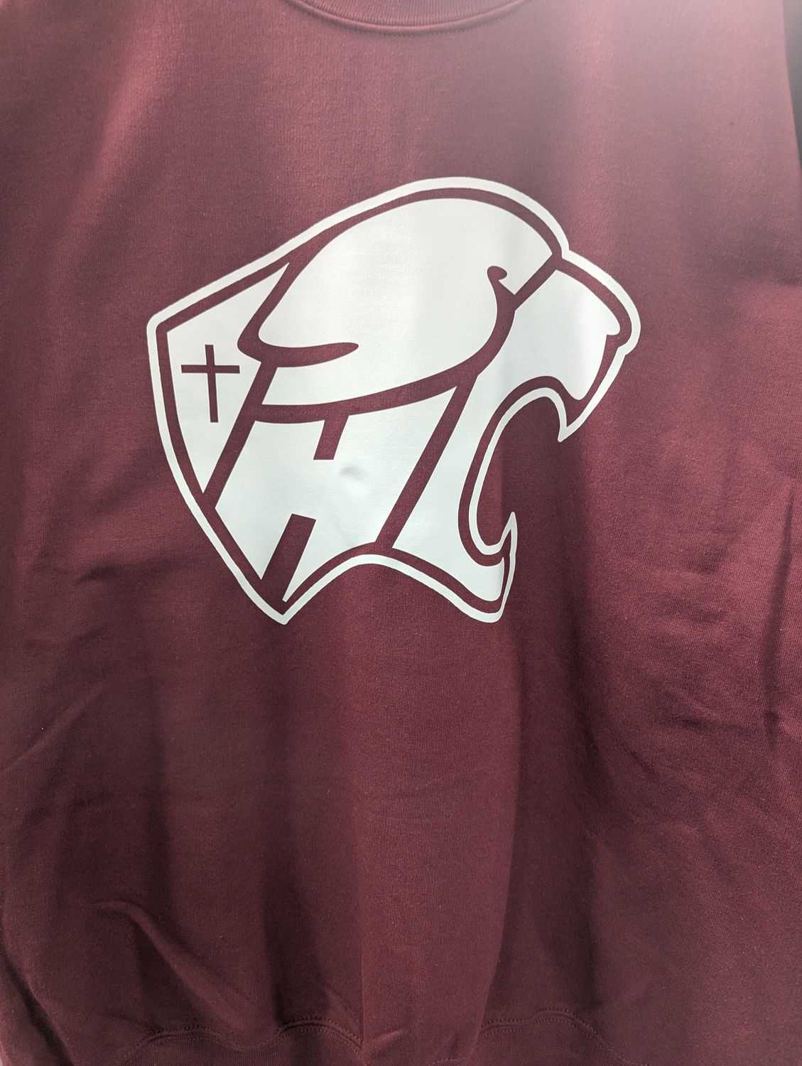 Sweatshirt WH Coug Head Outline, Colour: Maroon, Size: AS