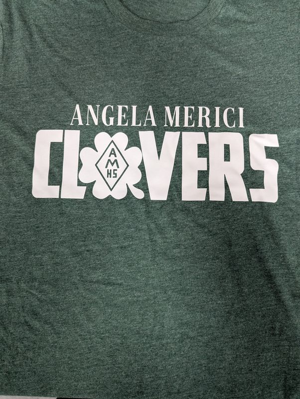 AM Heathered Green Tee