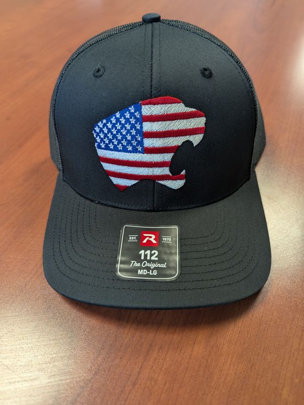 Baseball hat w/Cougar American Flag