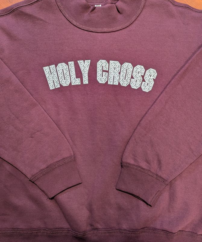 Mockneck Sweatshirt (maroon)