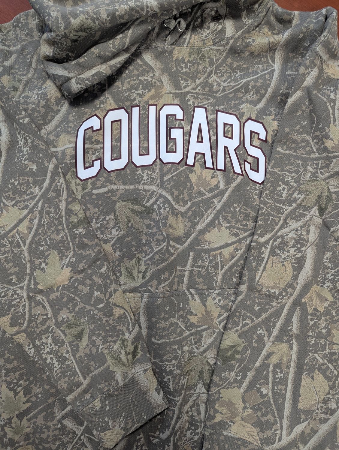 Hoodie Light Camo COUGARS, Size: AS