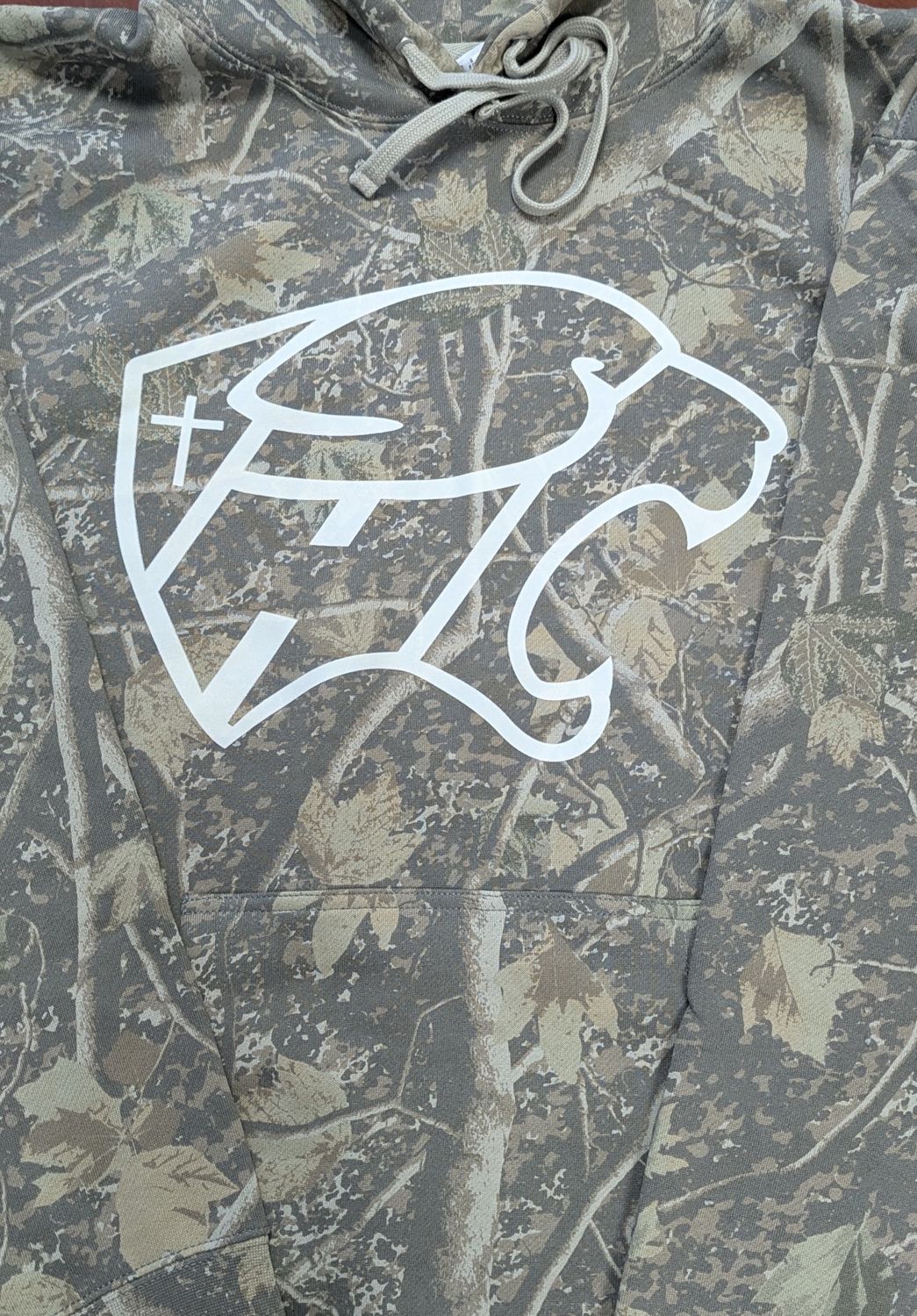 Camo Long Sleeve Tee, Size: AS