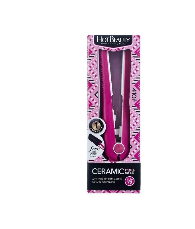 HOT BEAUTY 1/2&quot; MINI FLAT CANDY PINK