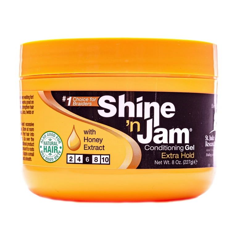 AMPRO SHINE N JAM GEL 8oz EXTRA HOLD