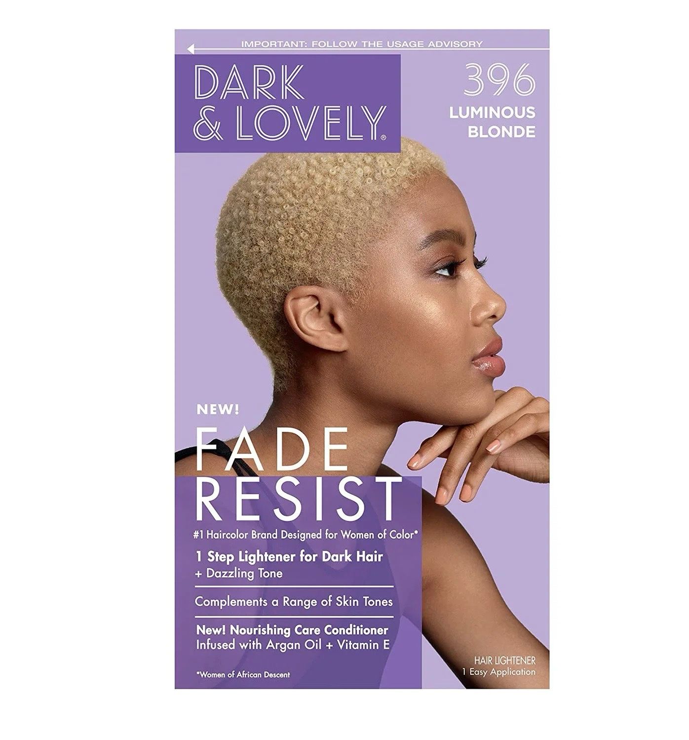 DARK &amp; LOVELY 396 LUMINOUS BLONDE