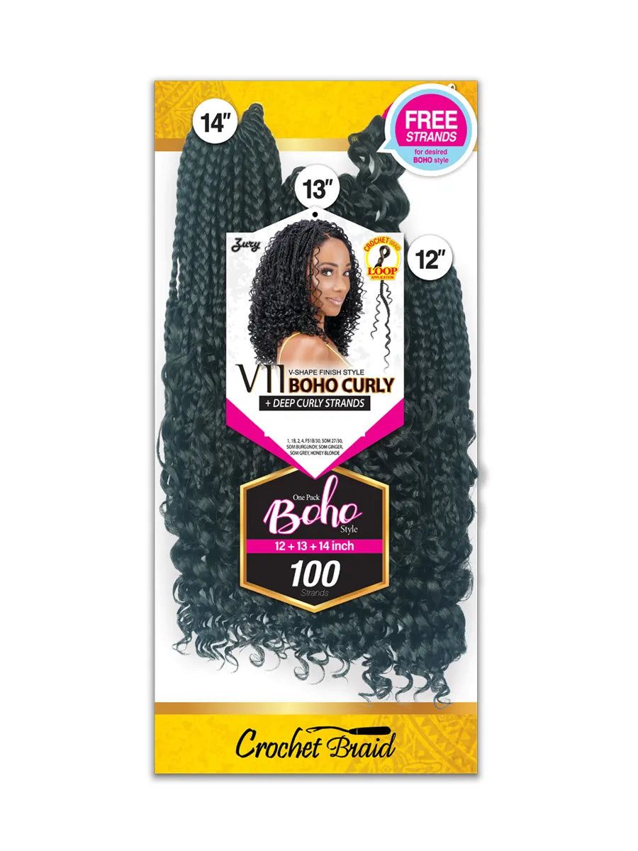 ZURY V11 BOHO CURLY #1 12&quot; 13&quot; 14&quot;