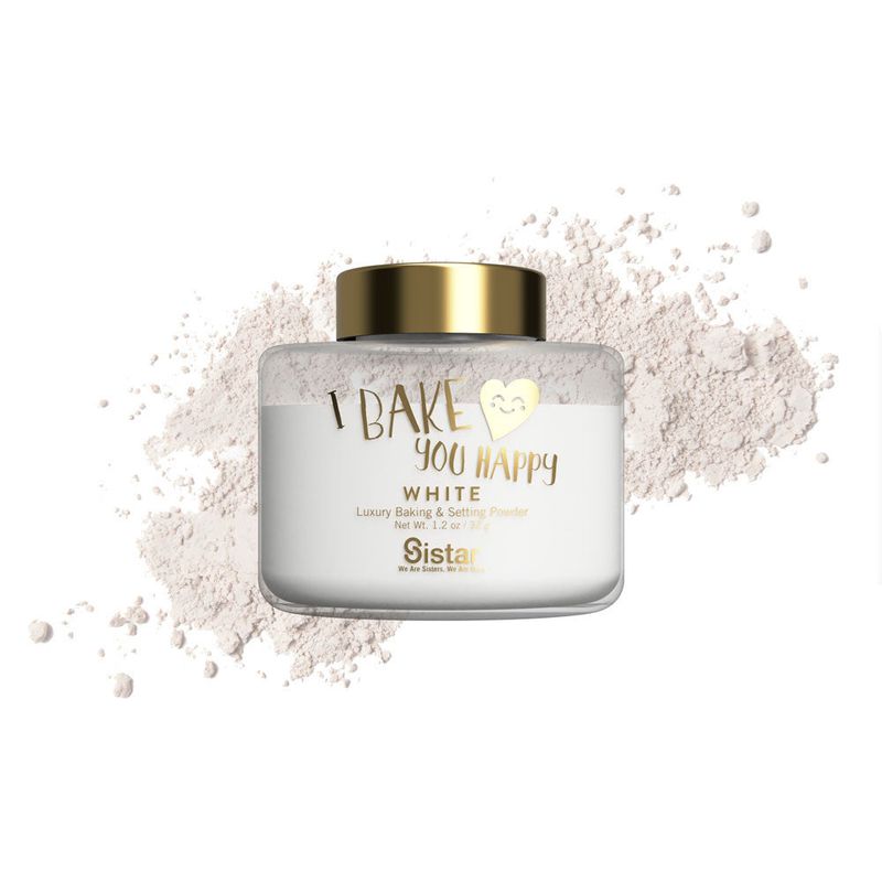 I Bake You Happy Loose Powder White