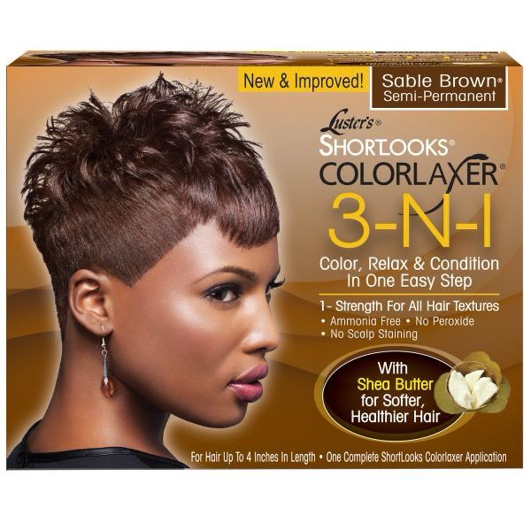 LUSTER SHORTLOOKS COLORLAXER 3N1 SABLE BROWN