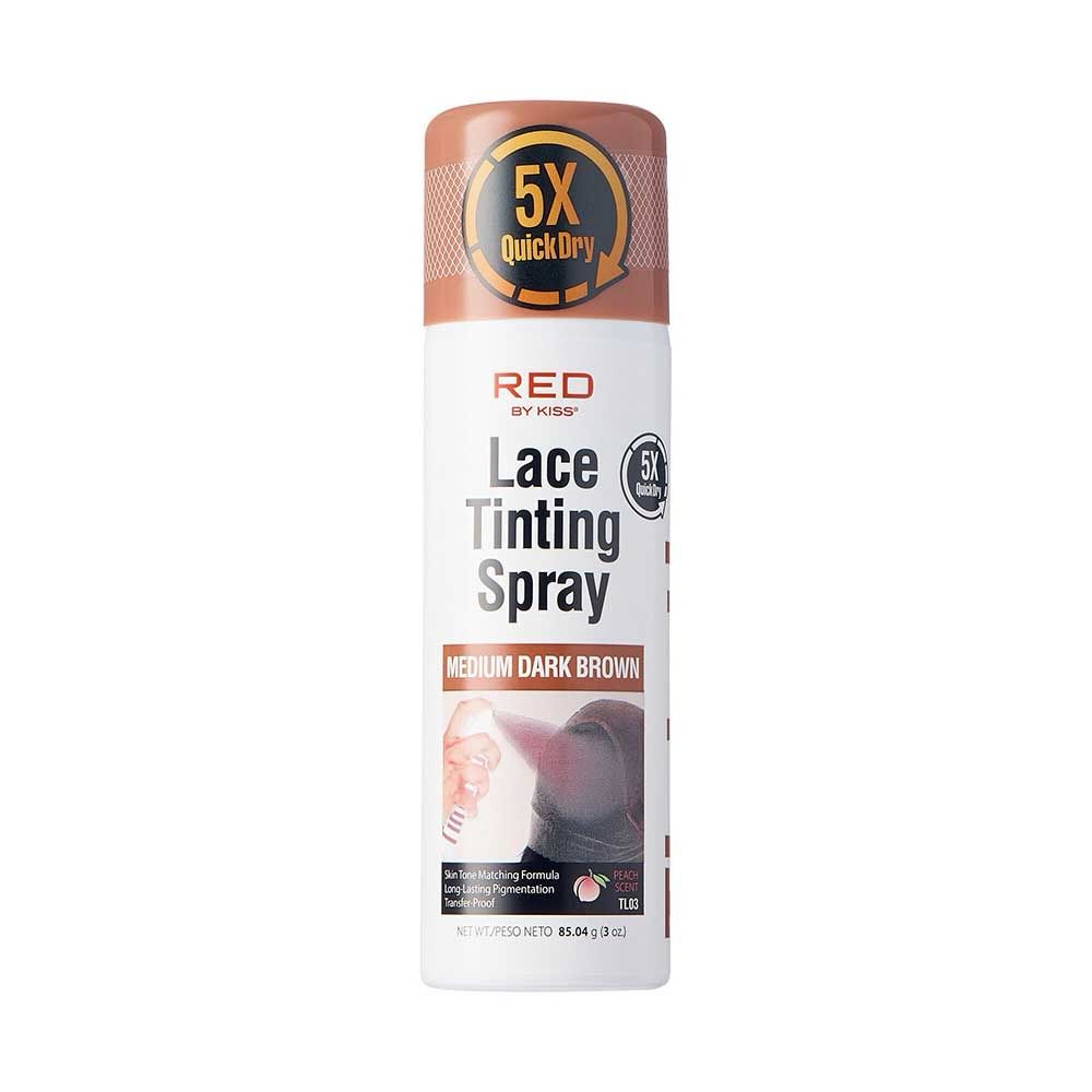 RED LACE TINTING SPRAY MEDIUM DARK BROWN