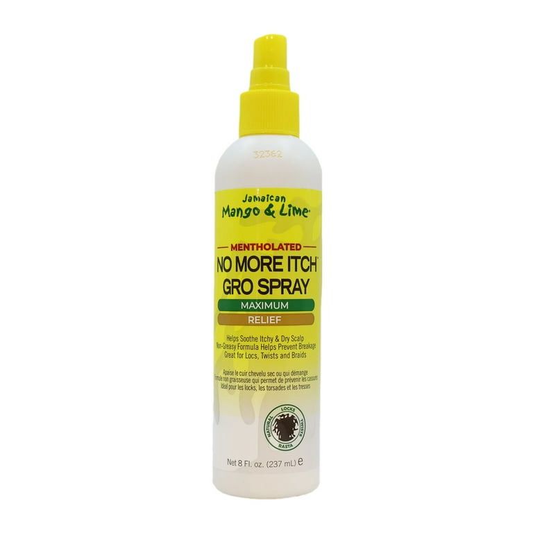 JAMAICAN MANGO LIME NO MORE ITCH GRO SPRAY - MENTHOLATED