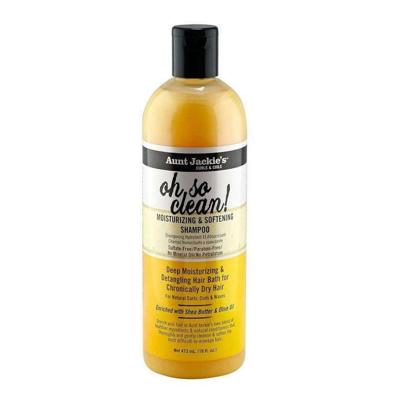 AUNT JACKIES OH SO SOFT MOISTURIZING &amp; SOFTENING SHAMPOO 8oz