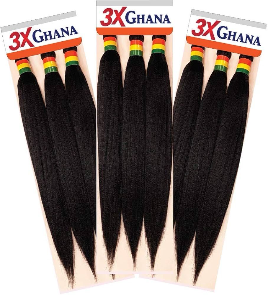3X GHANA BRAID 50 #1B