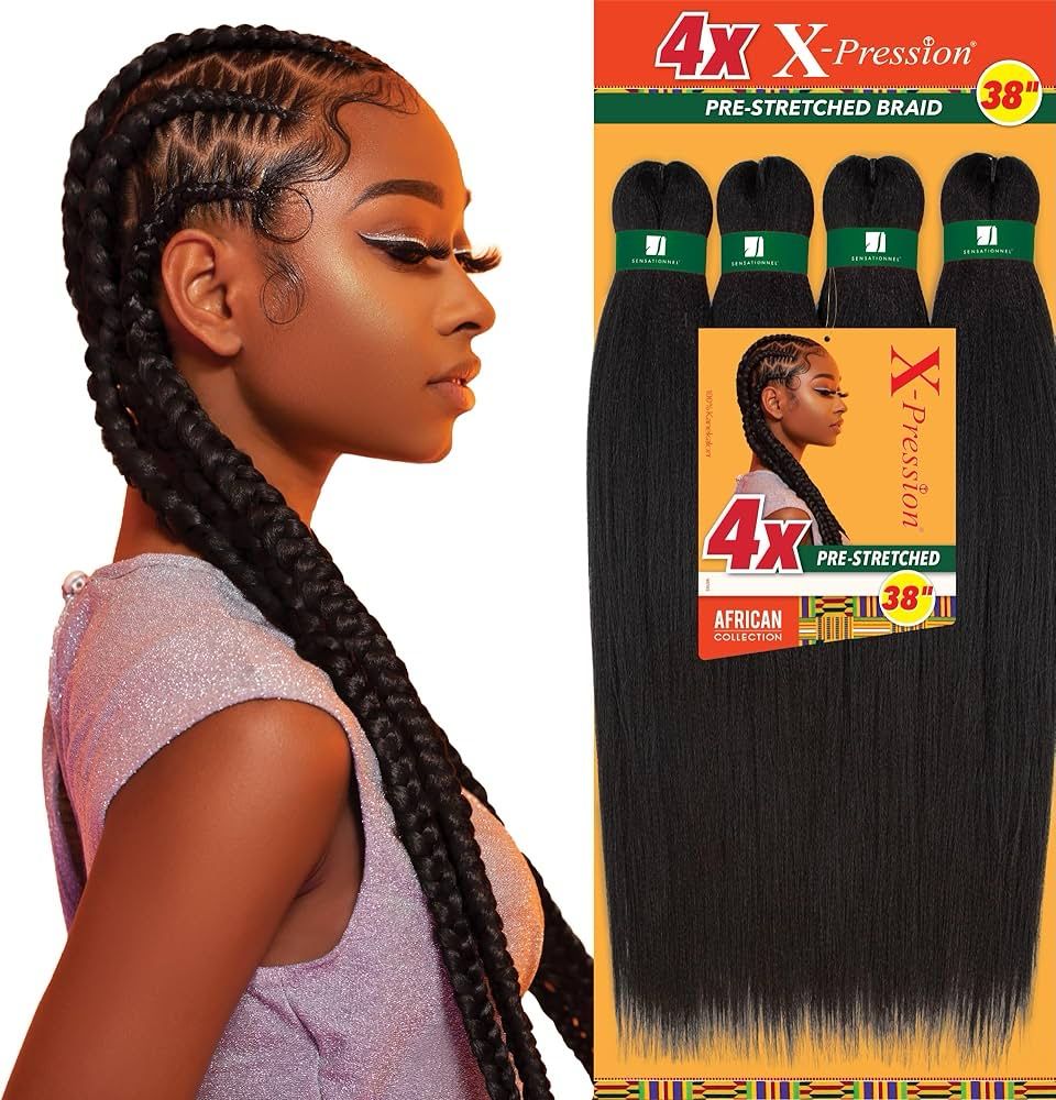 4X  XPRESSION PRE STRETCHED HAIR 38 #30
