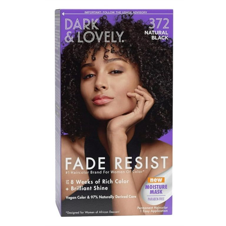 DARK &amp; LOVELY 372 NATURAL BLACK