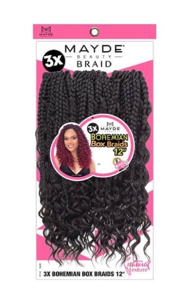 MAYDE 3X BOHO BOX BRAID CROCHET #T27