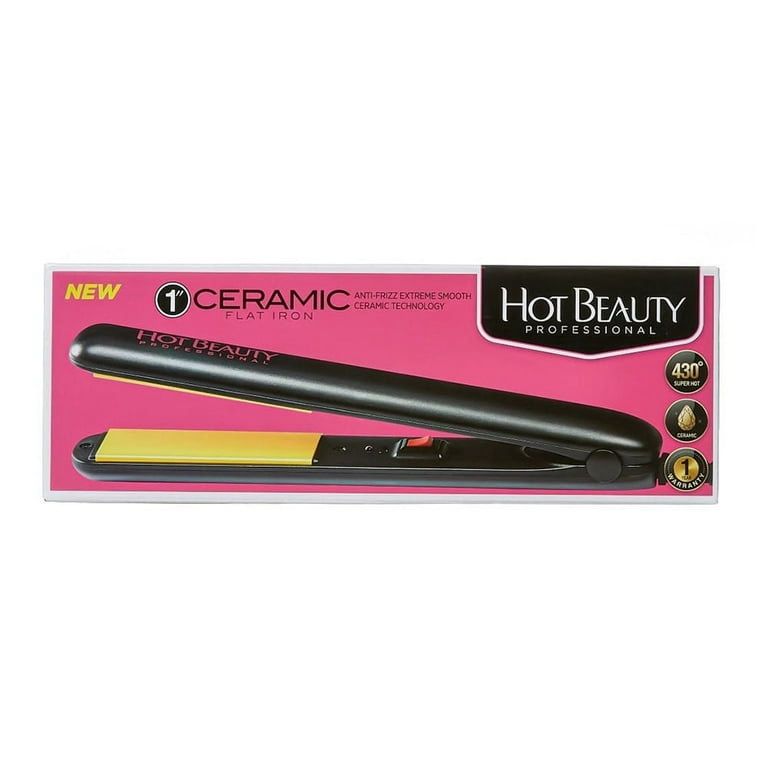 HOT BEAUTY 1INCH CERAMIC FLAT IRON