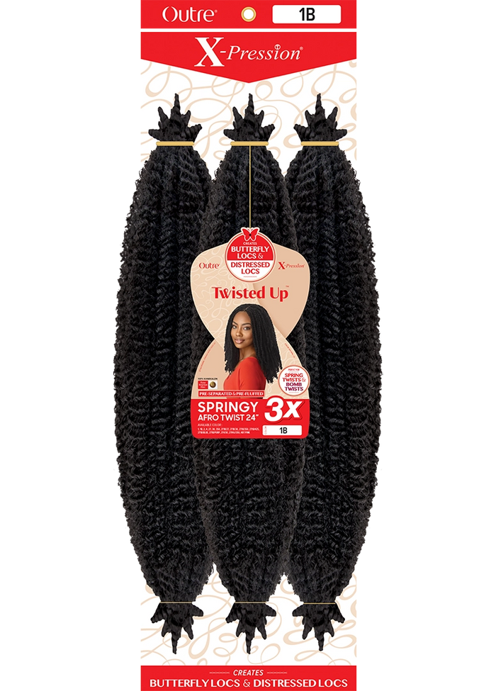 OUTRE XPRESSION SPRINGY AFRO TWIST 24&quot; #27