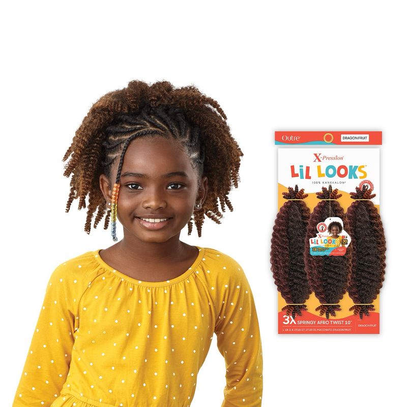 LIL LOOKS SPRINGY AFRO TWIST 10&quot; 1