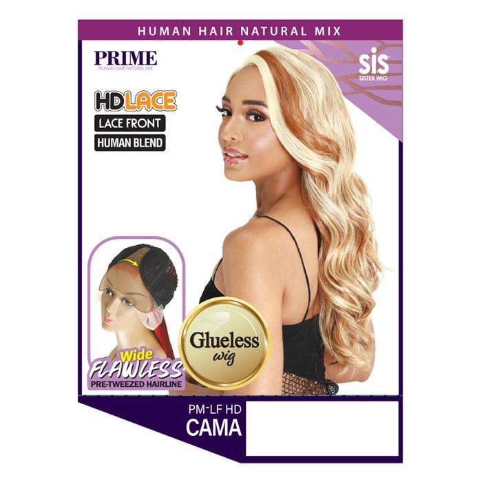SIS PRIME WIG LACE FRONT CAMA STRIPE CHOCO BROWN