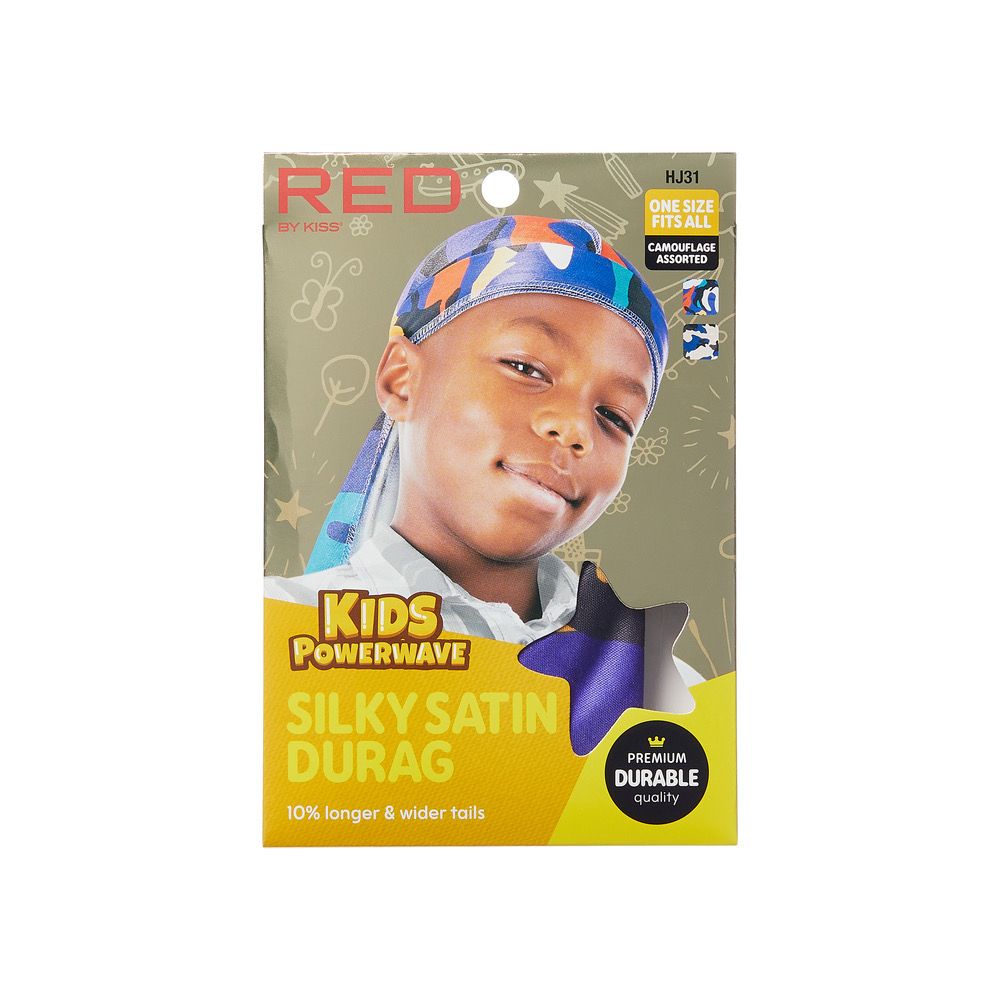 RED KIDS POWERWAVE DURAG CAMOUFLAGE ASSORTED