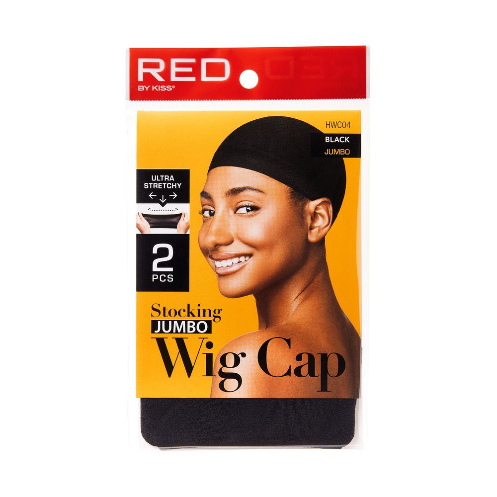 RED JUMBOWIG CAP BLACK