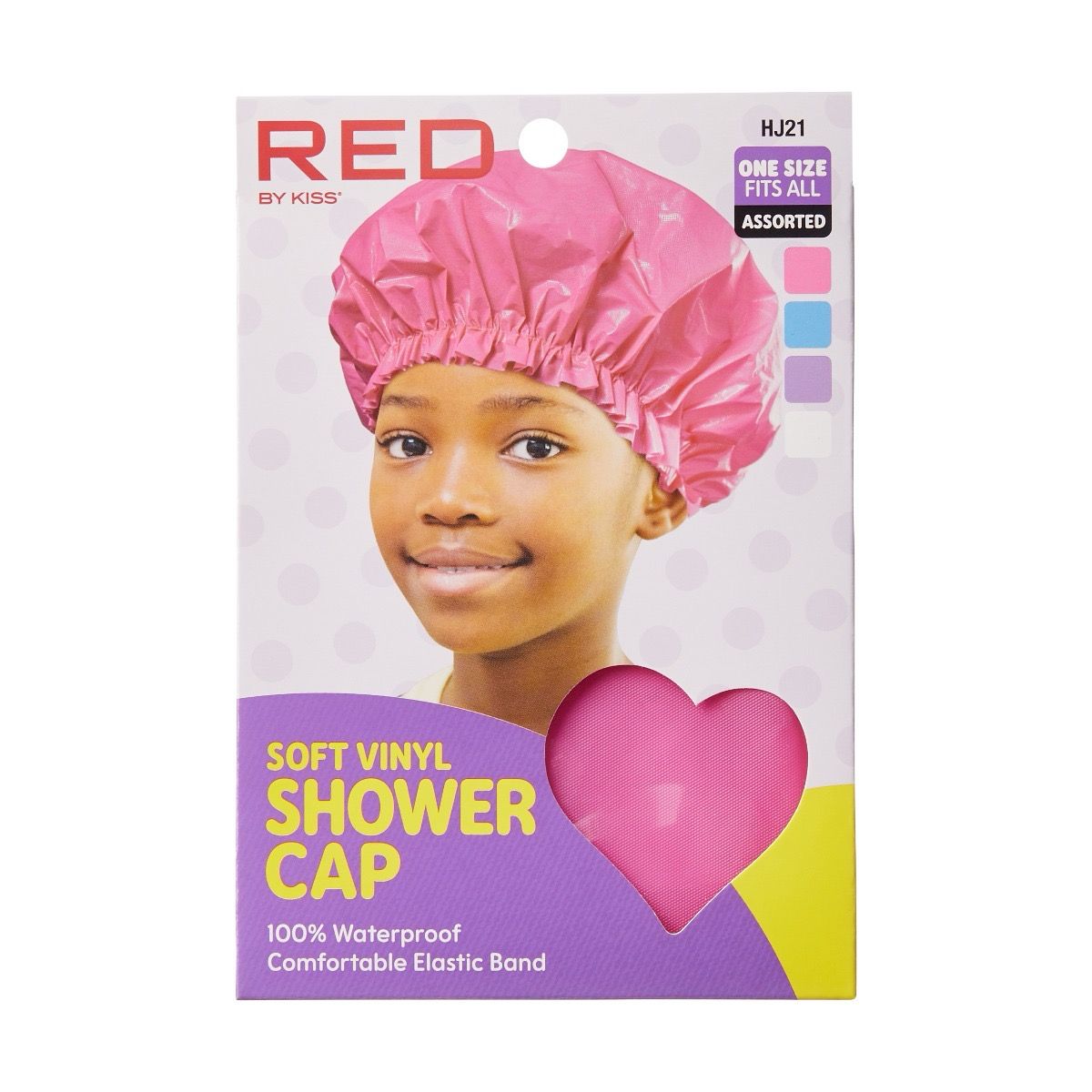 RED KIDS SHOWER CAP ASSORTED